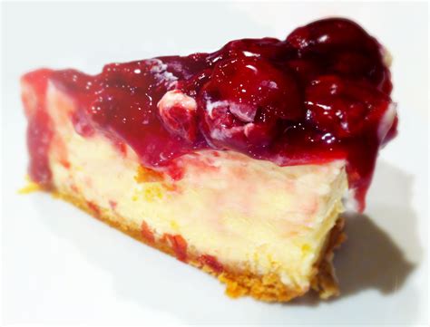 Baked Cheesecake with Sour Cherry Topping