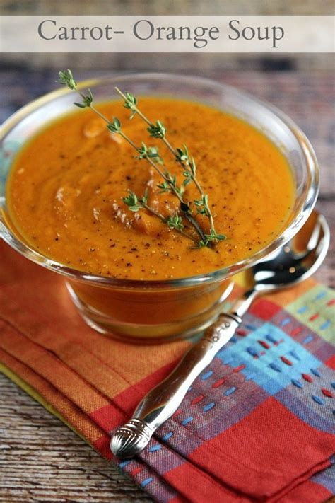 Carrot and Orange Soup - Recipe Girl