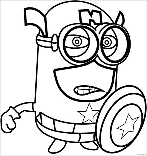 Minion Drawing Easy | Free download on ClipArtMag