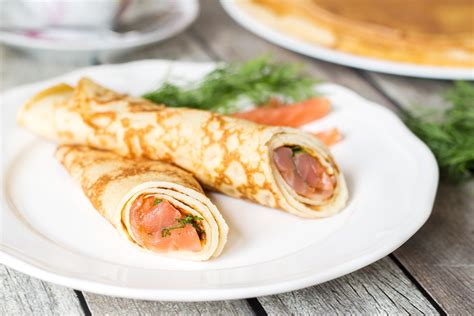 Russian Pancakes (Blini) - w/ Sweet & Savory Toppings