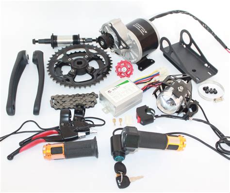 L-faster 48V 450W Electric Mountain Bike Mid-Drive Conversion Kit Electric Bike Kit DIY E-Bike ...