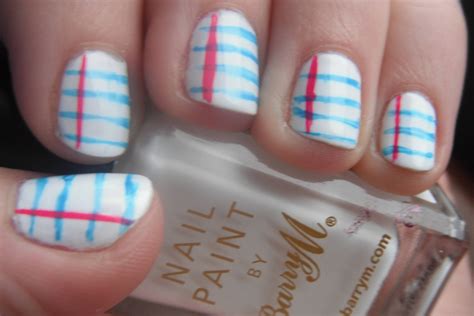 File paper nails - inspired by one of you lovely lacqueristas! [FA striping] | School nails ...