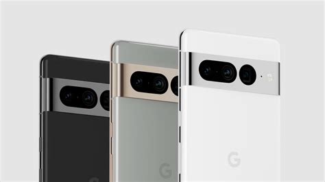 Google shows off Pixel 7 Pro design in all three colours