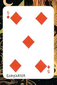 5 of Diamonds meaning in Cartomancy and Tarot - ⚜️ Cardarium ⚜️