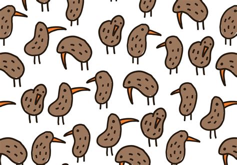 Kiwi Bird Pattern 136433 Vector Art at Vecteezy