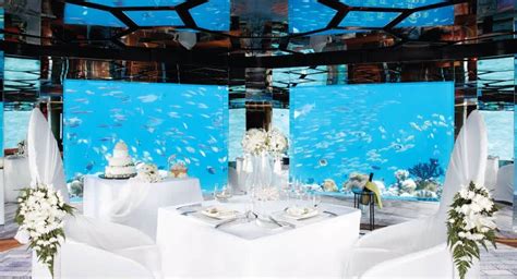 Underwater Wedding Maldives | Underwater Restaurant Weddings