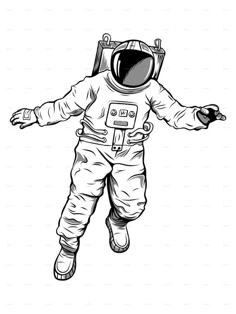 Space Suit Drawing Easy - Astronaut Spacesuit | Bocdicwasuch