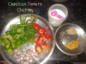 VIRUNTHU UNNA VAANGA: CAPSICUM TOMATO CHUTNEY I EASY CHUTNEY RECIPES