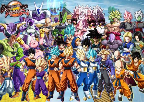 Download Powerful characters from the beloved anime franchise, 'Dragon Ball'" Wallpaper ...