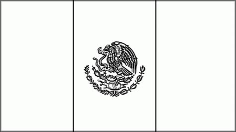 Mexico Flag Coloring Page Printable