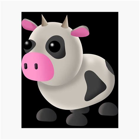 Cow Adopt Me Wall Art | Redbubble