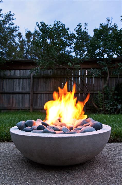 DIY Concrete Fire Pit: How to Make a Concrete Fire Pit out of Mixing Bowls - ManMadeDIY