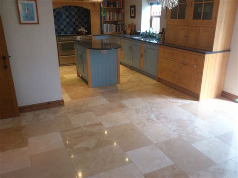 Travertine Floor Cleaning Polishing Gallery | Absolute Stone Care