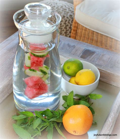 10 Infused Water Recipes - JOYFUL scribblings