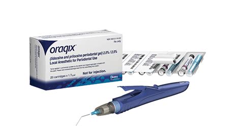 Oraqix® (lidocaine and prilocaine periodontal gel) 2.5% / 2.5% Offering ...