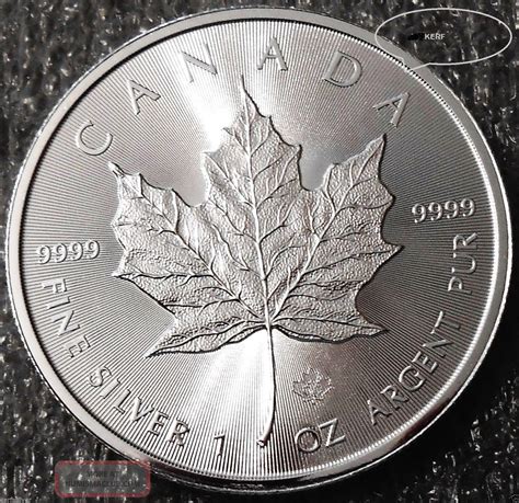 2014 Canadian Maple Leaf Silver Coin {bu} 1 Oz. 9999 Fine Silver Bullion