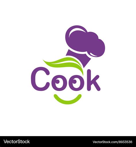 Chef cooking logo design template Royalty Free Vector Image