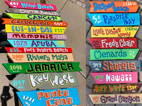 5 TIKI BAR SIGNS for Direction or Destination Custom Best | Etsy