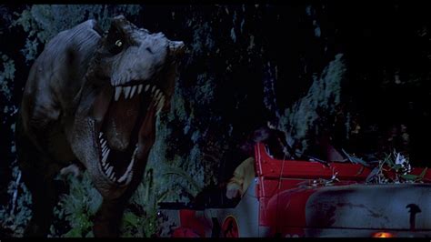 Image - Jurassic park t rex chasing jeep.png - Dinopedia - the free dinosaur encyclopedia