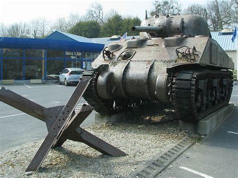 Outside of a Normandy Museum