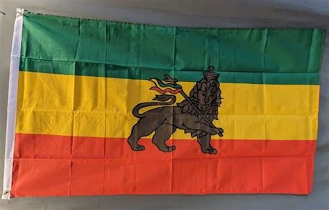 Ethiopia Lion flag, Large — Flag Monkey