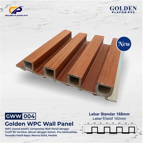 Jual WPC Panel - panel dinding wpc golden Tangerang | Golden Roof Polymer