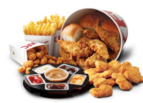 DEAL: KFC $25.95 Dipping Bucket (12 Nuggets, 8 Tenders, Popcorn Chicken & more) | frugal feeds