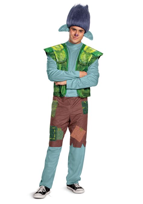 Adult Men's Trolls World Tour Branch Costume