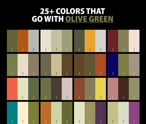 Olive Green Color Palette