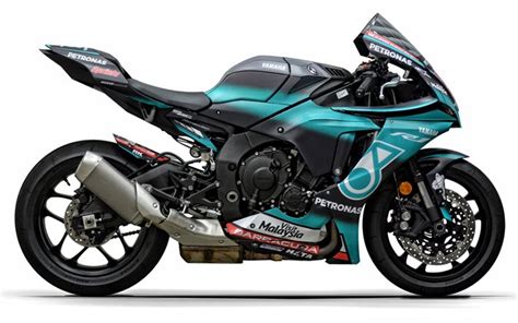 Download wallpapers Yamaha YZF-R1, Petronas Yamaha, side view, sport ...