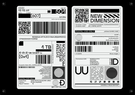 BARCODE LABEL SET by NoSpoon Design on Dribbble