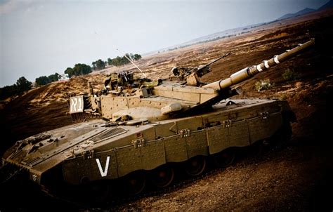 Wallpaper field, tank, combat, main, Merkava, Israel, "Merkava", Mk.2 images for desktop ...