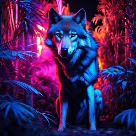 ArtStation - Wolf Neon Art | Artworks