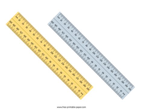 MM Ruler – Free Printable Paper