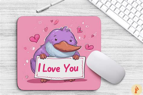 Cute Animal Says I Love You Background Graphic by Foxmia · Creative Fabrica