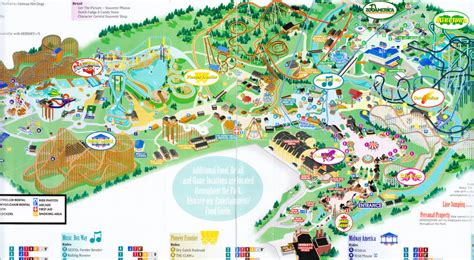 Map Of Hershey Park | Color 2018