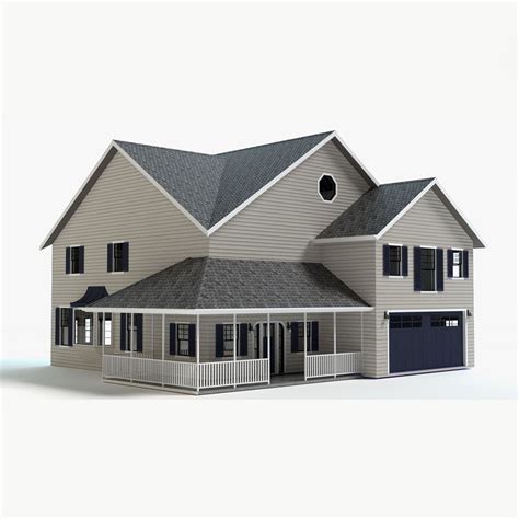 House Free 3D Models download - Free3D