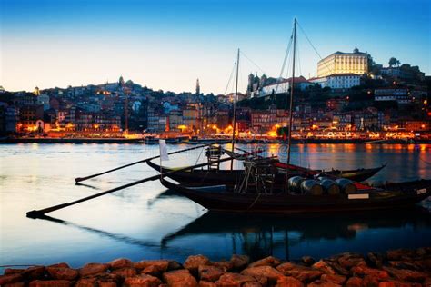 Night Scene of Porto, Portugal Stock Photo - Image of exterior, oporto: 101179174