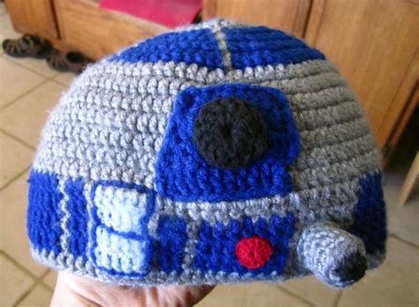 CROCHET PATTERN: R2D2 Beanie Large