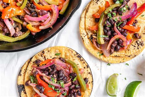 Vegetable Fajita Tacos - Plant-Based on a Budget