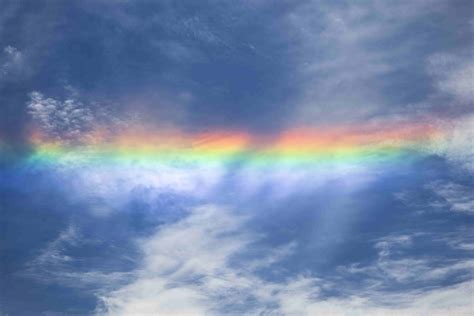 What Causes Rainbow-Colored Clouds in the Sky?