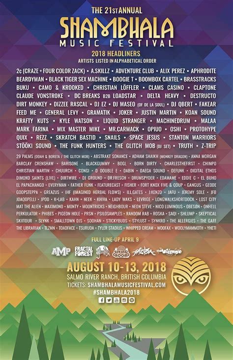 Shambhala Music Festival just announced their 2018 lineup | Daily Hive Vancouver