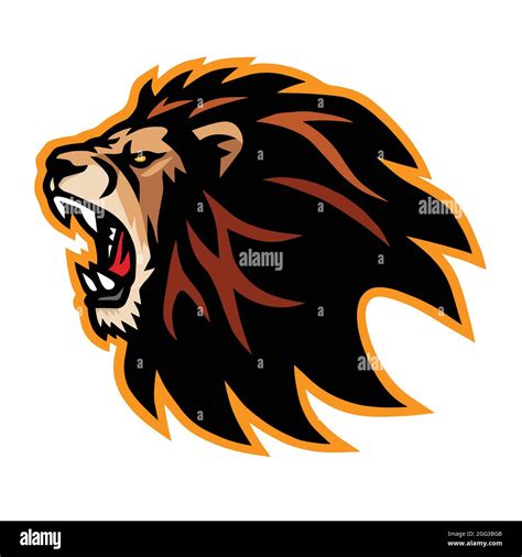 Lion Head Roar Logo Design Vector Stock Vector Image & Art - Alamy