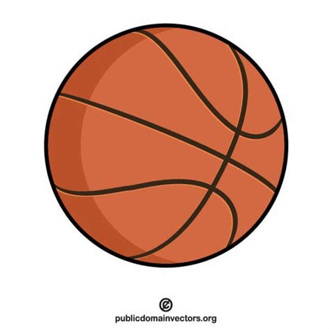 Basketball clip art vector graphics | Public domain vectors