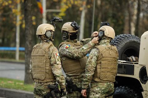 Romanian Army Special Forces Soldiers Prepare for the Romanian National Day Military Parade ...