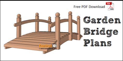 How To Make A Wooden Garden Bridge | Fasci Garden