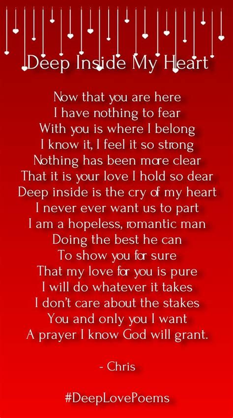 10 Deep Love Poems for Him (Heart Touching) 2023 | Love mom quotes, Deep love poems, Love poems ...