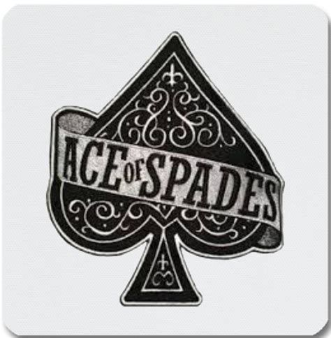 Printed Ace of Spades Mug and Coaster set | Capas de álbuns de rock ...