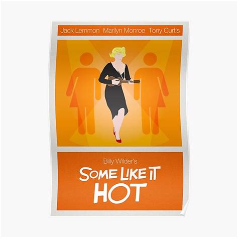 "Some Like It Hot" Poster for Sale by GabrielCDPX | Redbubble