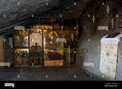 Patmos: Holy Cave of the Apocalypse Stock Photo, Royalty Free Image: 43208529 - Alamy